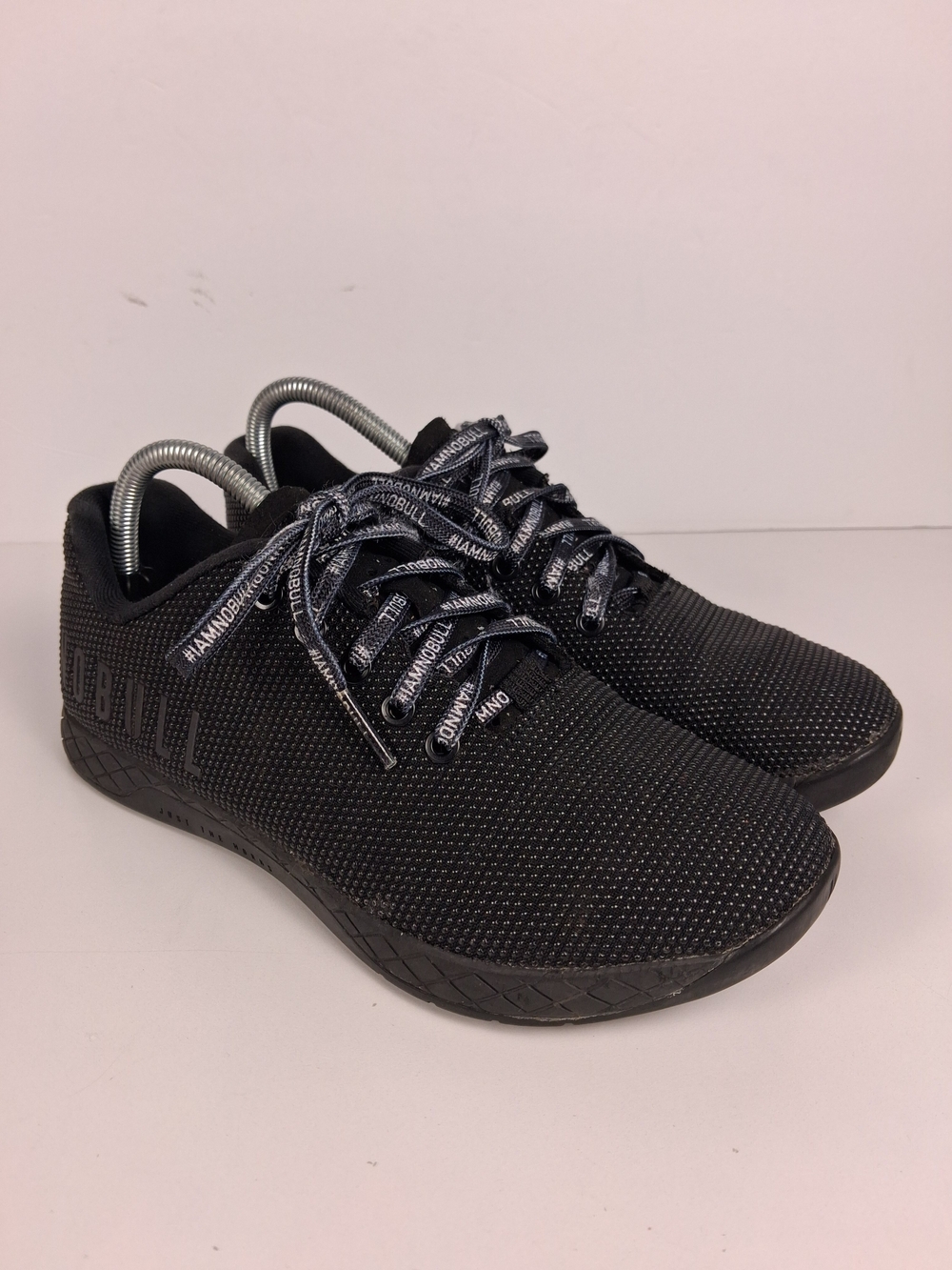 NOBULL Outwork SuperFabric Shoes Womens 9.5 Mens 8 Triple Black Cross Training